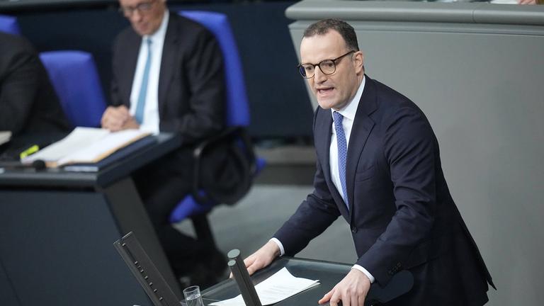 Generaldebatte im Bundestag - Jens Spahn, aufgenommen am 26.11.2025