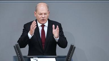 Olaf Scholz bei der Generaldebatte im Bundestag am 07.09.2022 in Berlin