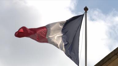 Vor Generalstreik Frankreich
