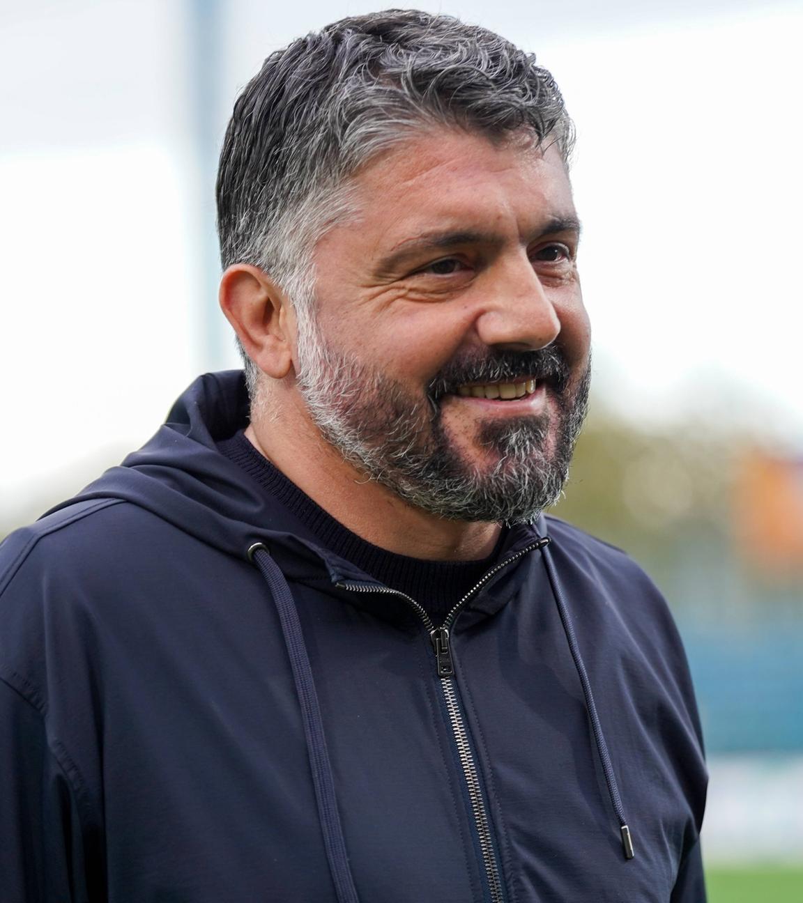 Trainer Gennaro Gattuso.