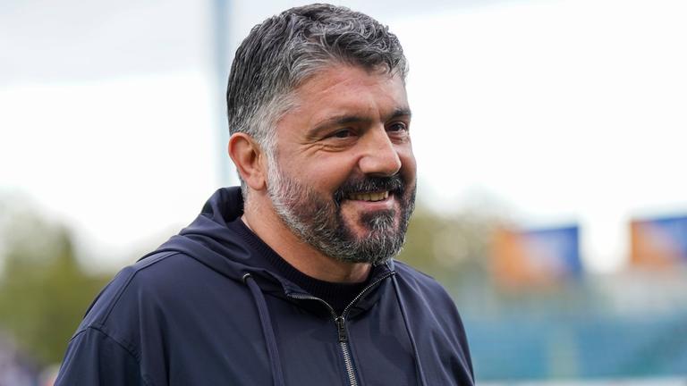 Trainer Gennaro Gattuso.