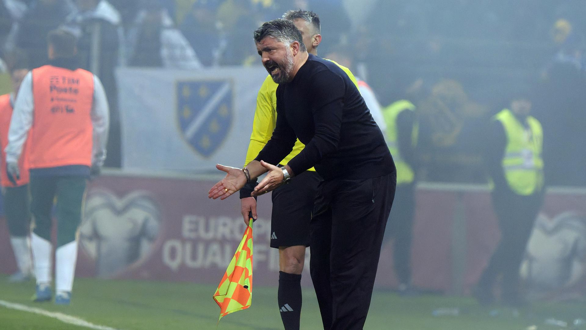 Der Ex-Profi Gennaro Gattuso hat erst im Juni 2025 als Nationaltrainer übernommen