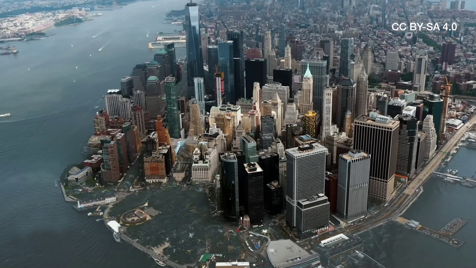 Luftaufnahme von New York