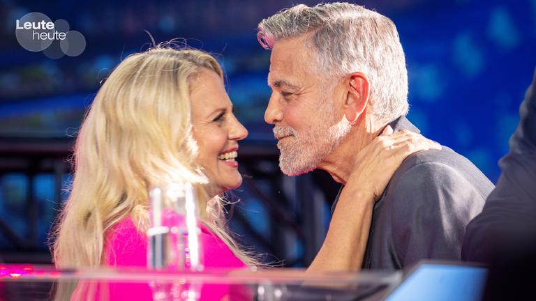 George Clooney und Barbara Schöneberger