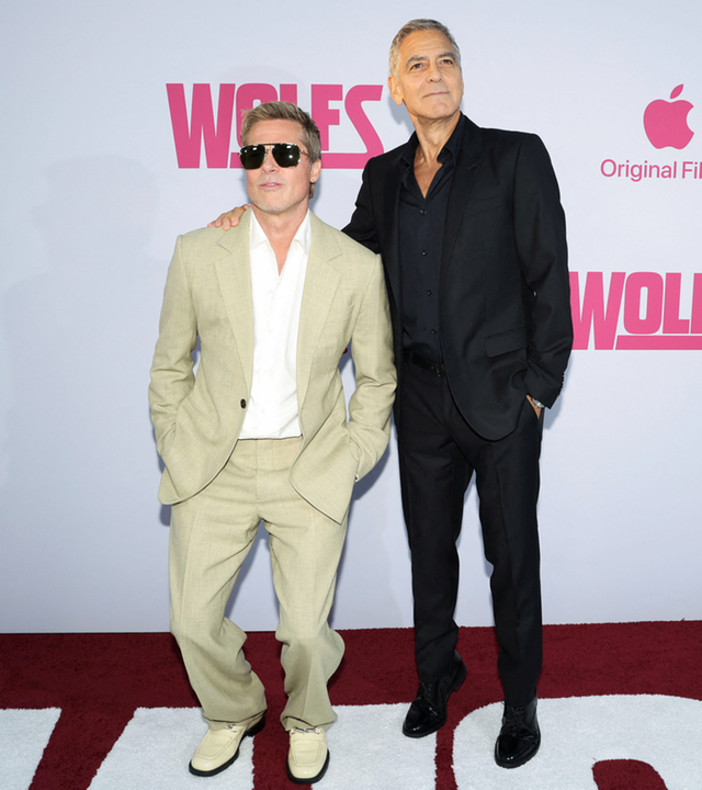 Brad Pitt und George Clooney 