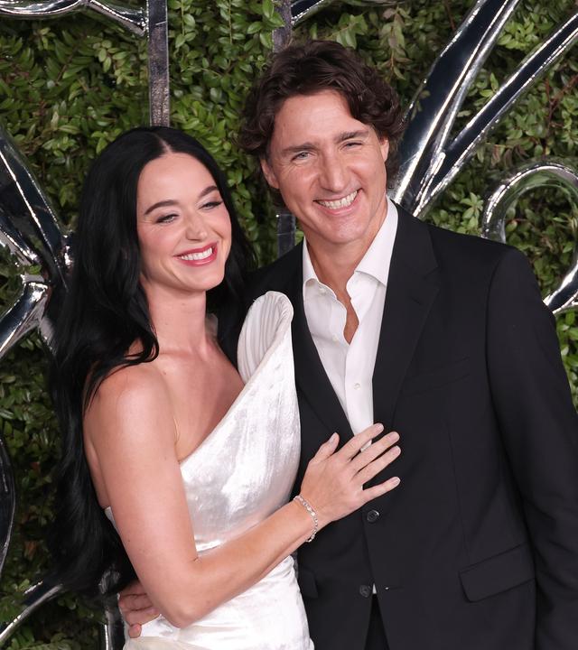 Das Bild zeigt Kary Perry und Justin Trudeau bei der Eröffnung des "Lucas Museum of Narrative Art".