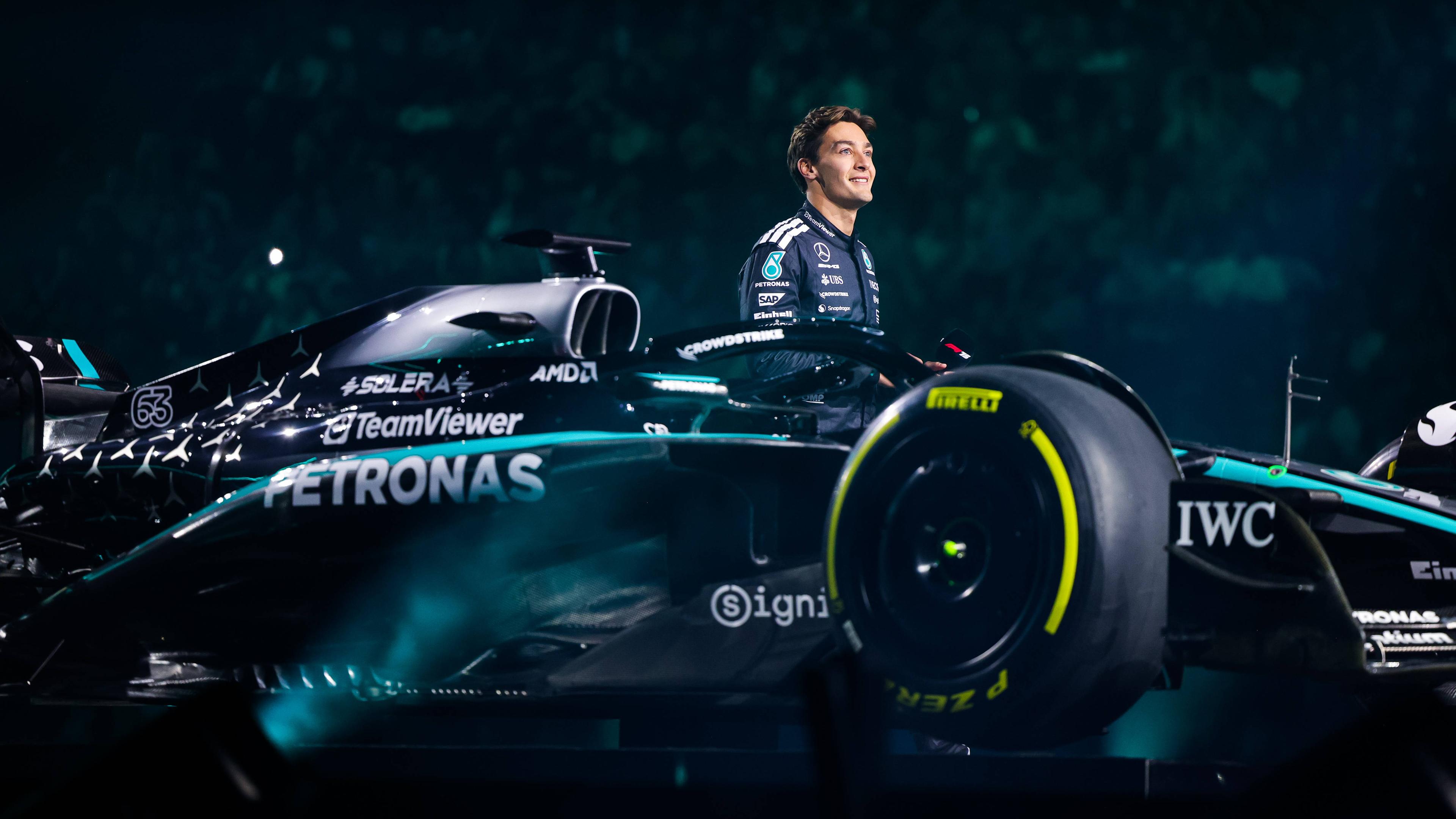 Mercedes: George Russell - seit 2022 Stammfahrer.