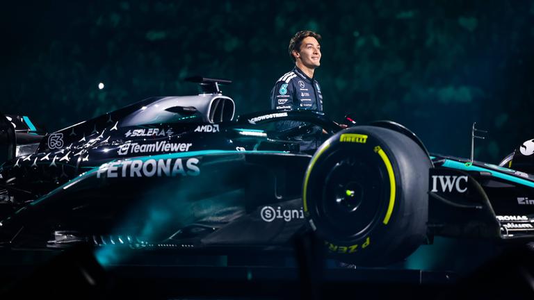 Mercedes: George Russell - seit 2022 Stammfahrer.
