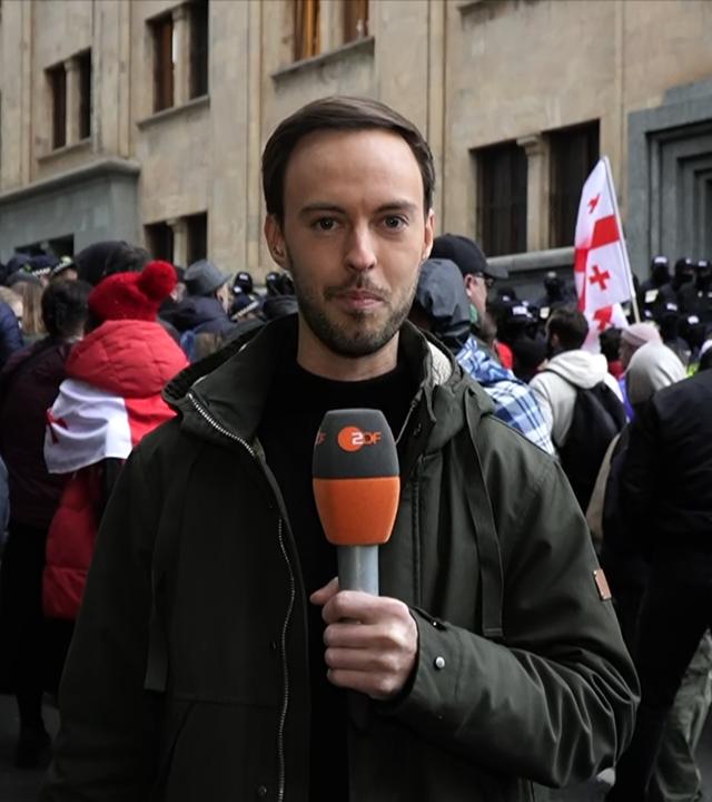 Proteste in Tiflis: "Massive Polizeipräsenz"