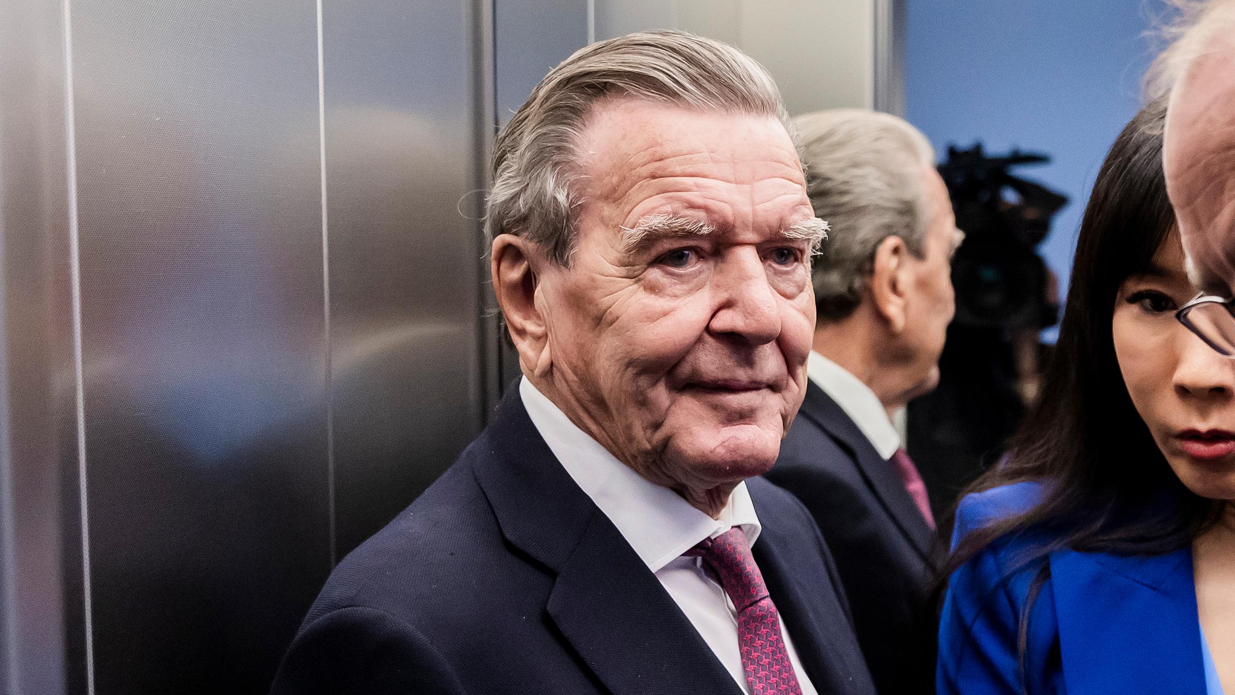 Altkanzler Gerhard Schröder am 06.06.2024 in Berlin.