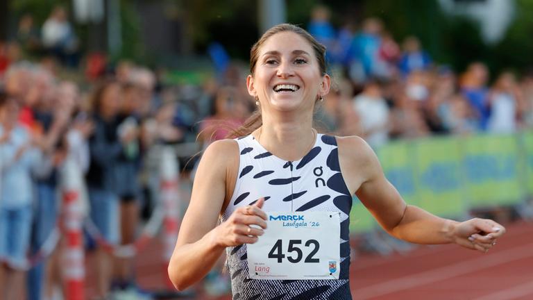 Gesa Felicitas Krause bei der Merck Laufgala am 13.06.2026 in Pfungstadt.