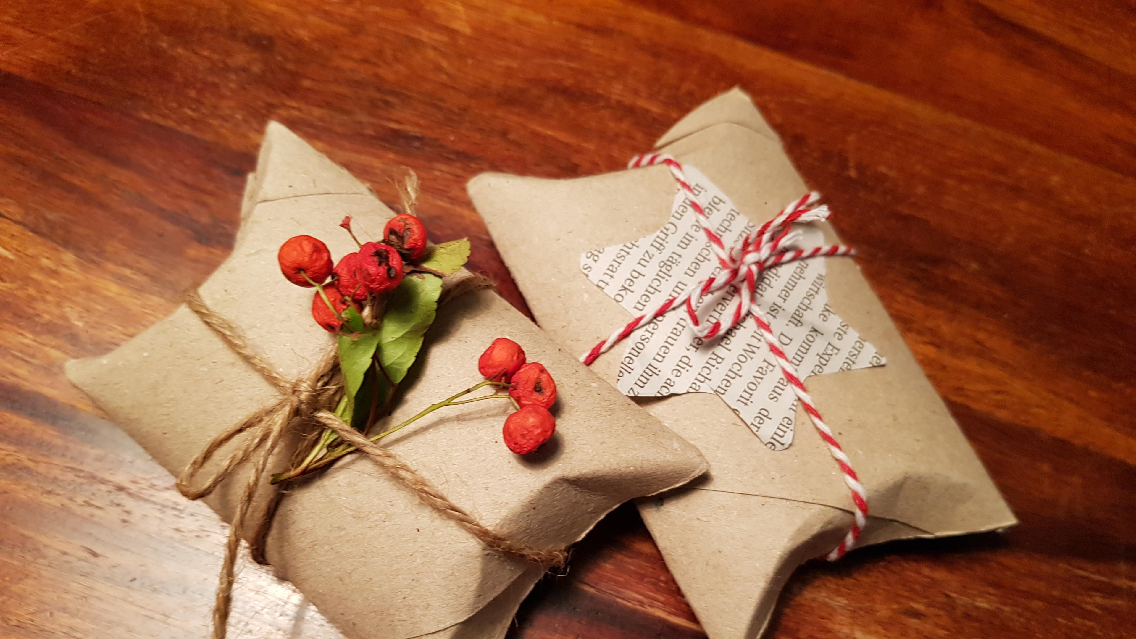 Geschenkebox aus Klorolle