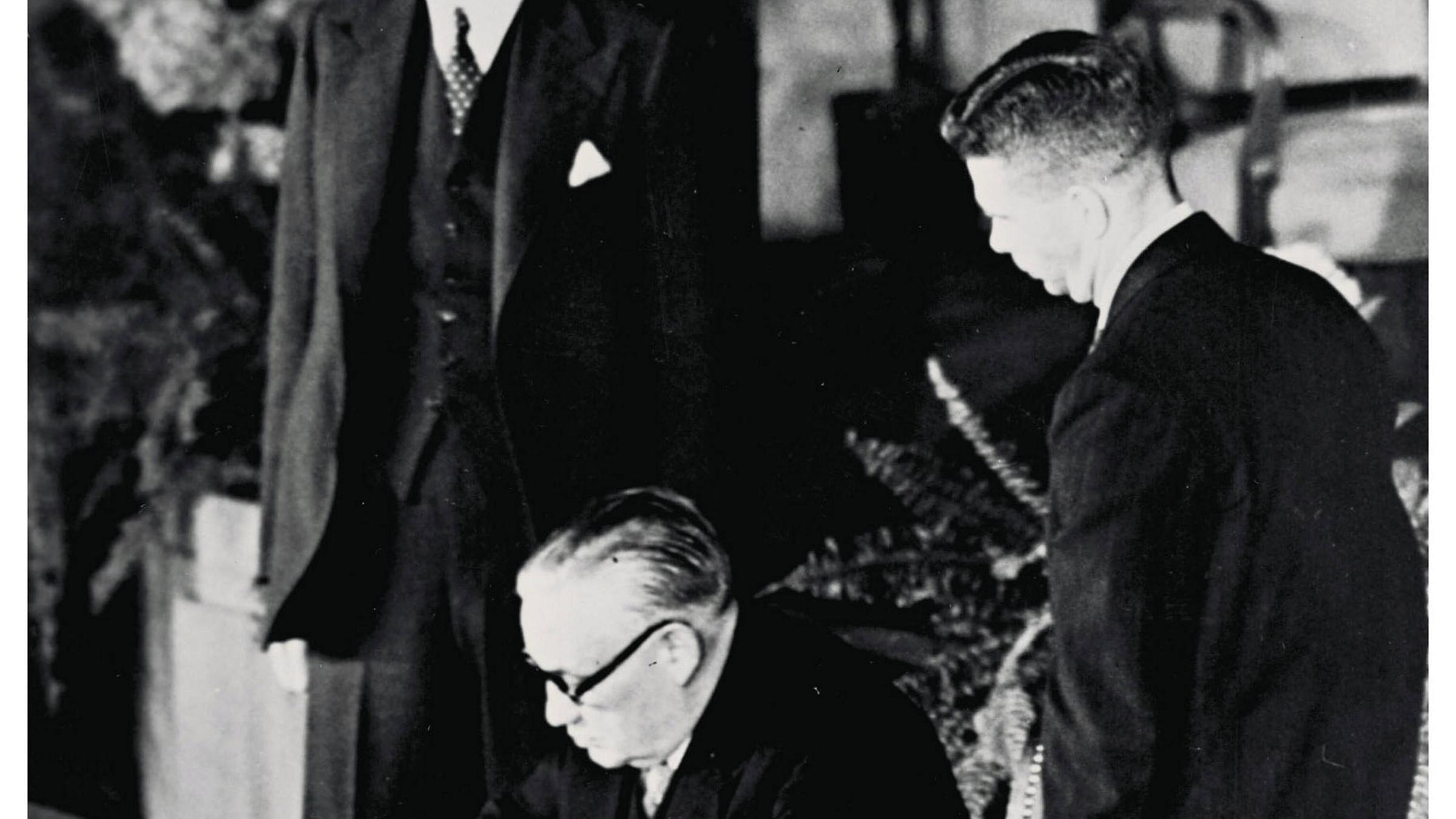 Unterzeichnung des Nordatlantikpaktes in Washington 1949