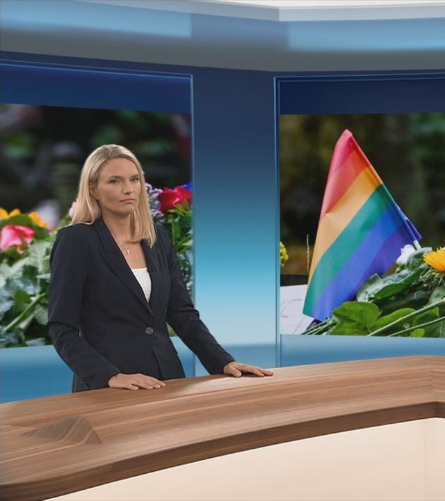 Moderator im Studiogespräch mit ZDF-Rechtsexpertin Sarah Tacke