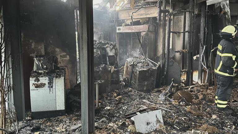 gesprengter Geldautomat