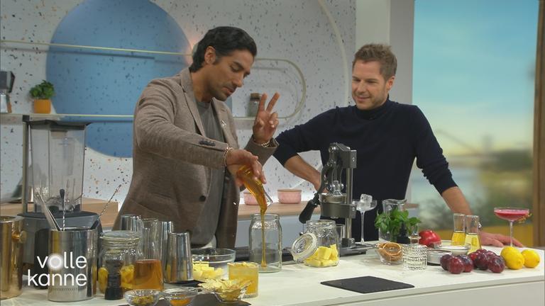 Nic Shanker und Florian Weiss im Volle Kanne Studio
