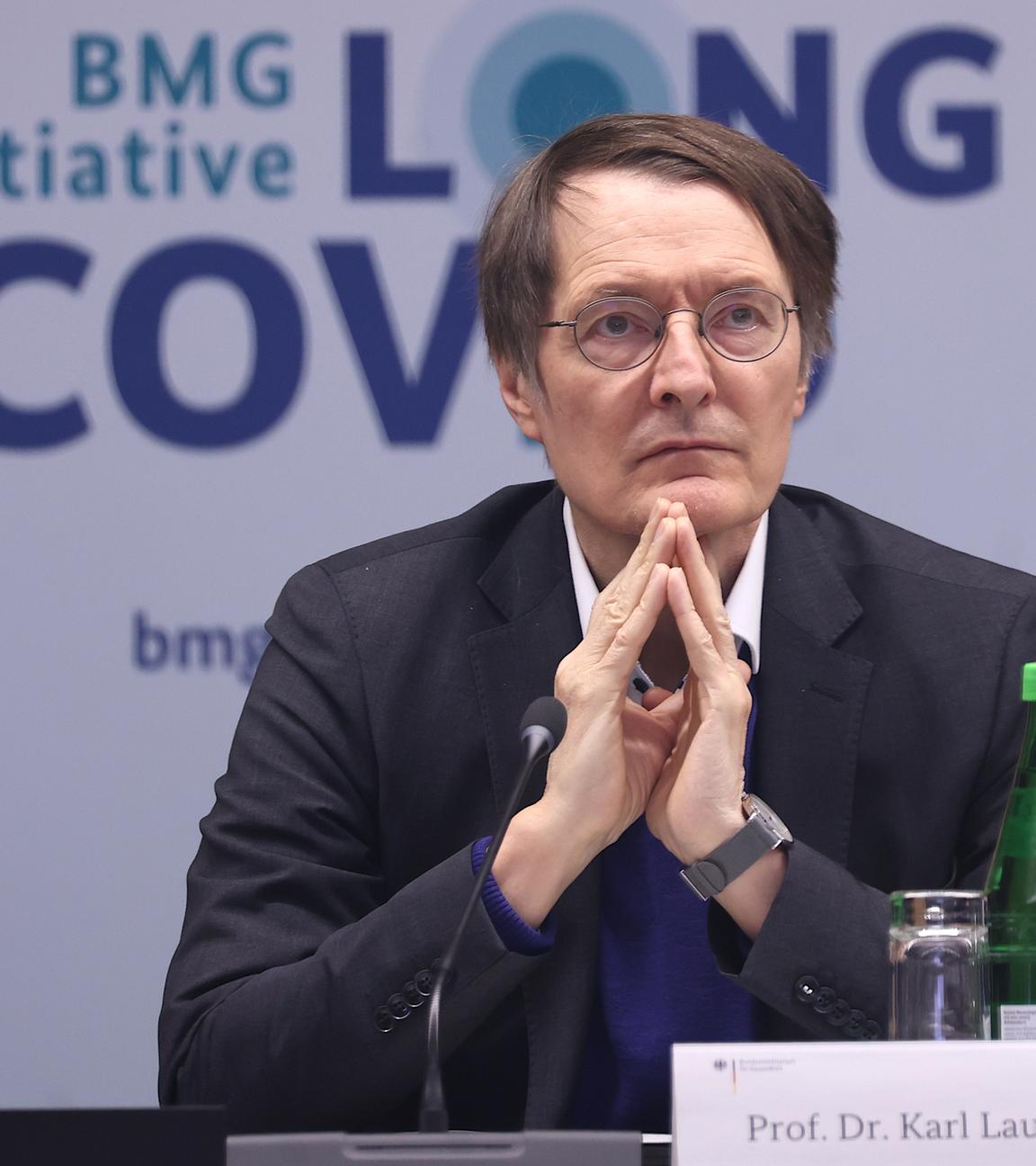 Gesundheitsminister Karl Lauterbach bei der Diskussionsrunde zu Long Covid