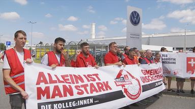Proteste der Gewerkschaften