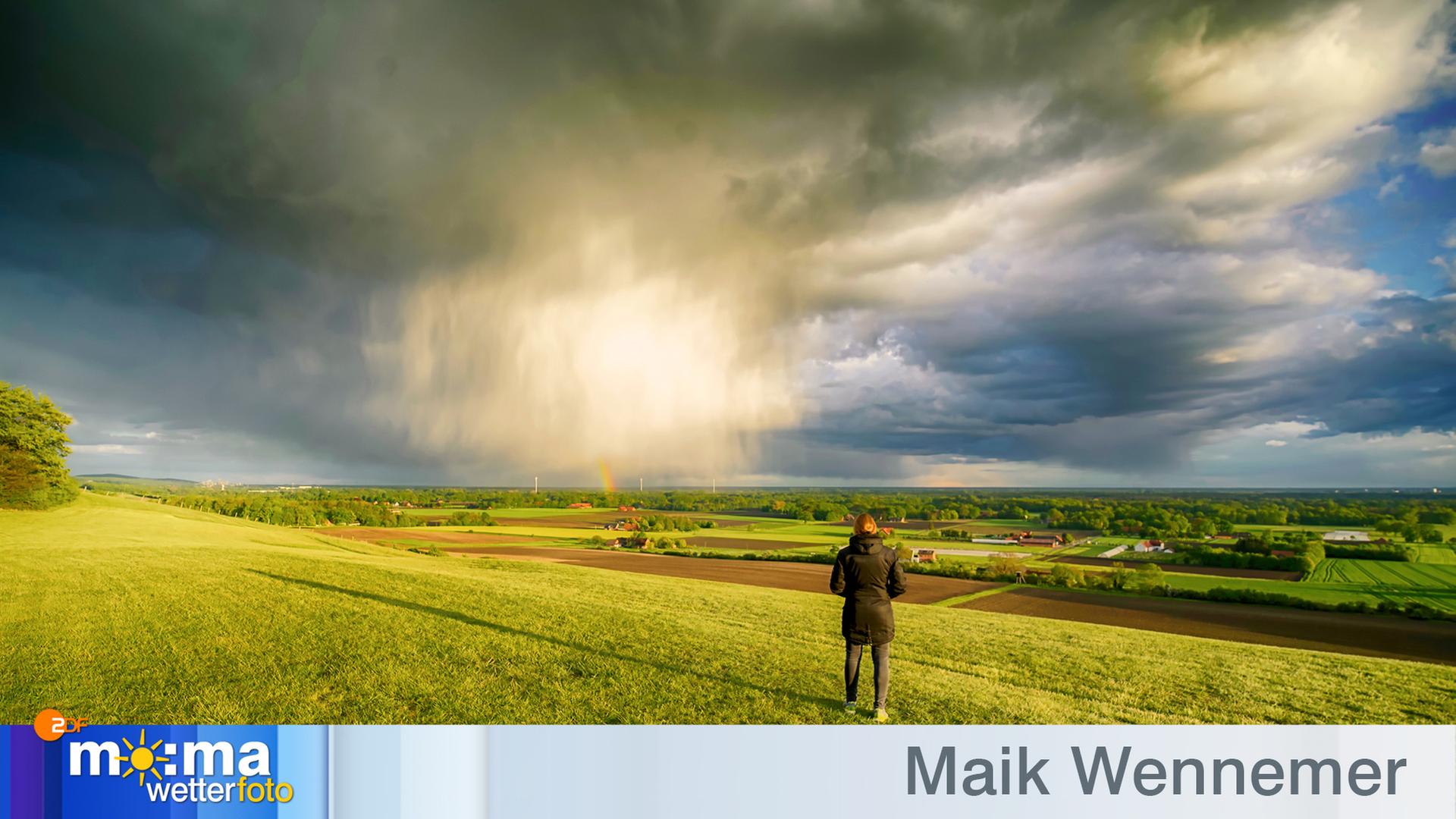 Blick ins Münsterland vom Kleeberg bei Tecklenburg (Teutoburgerwald)