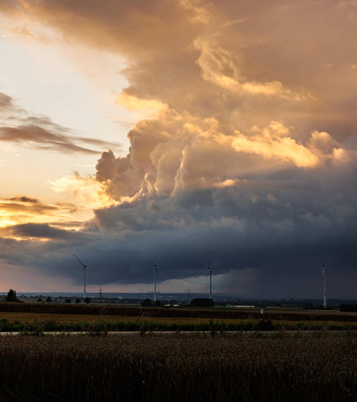 Gewitter vom 01.08.2025 bei Ense in Nordrhein-Westfalen.