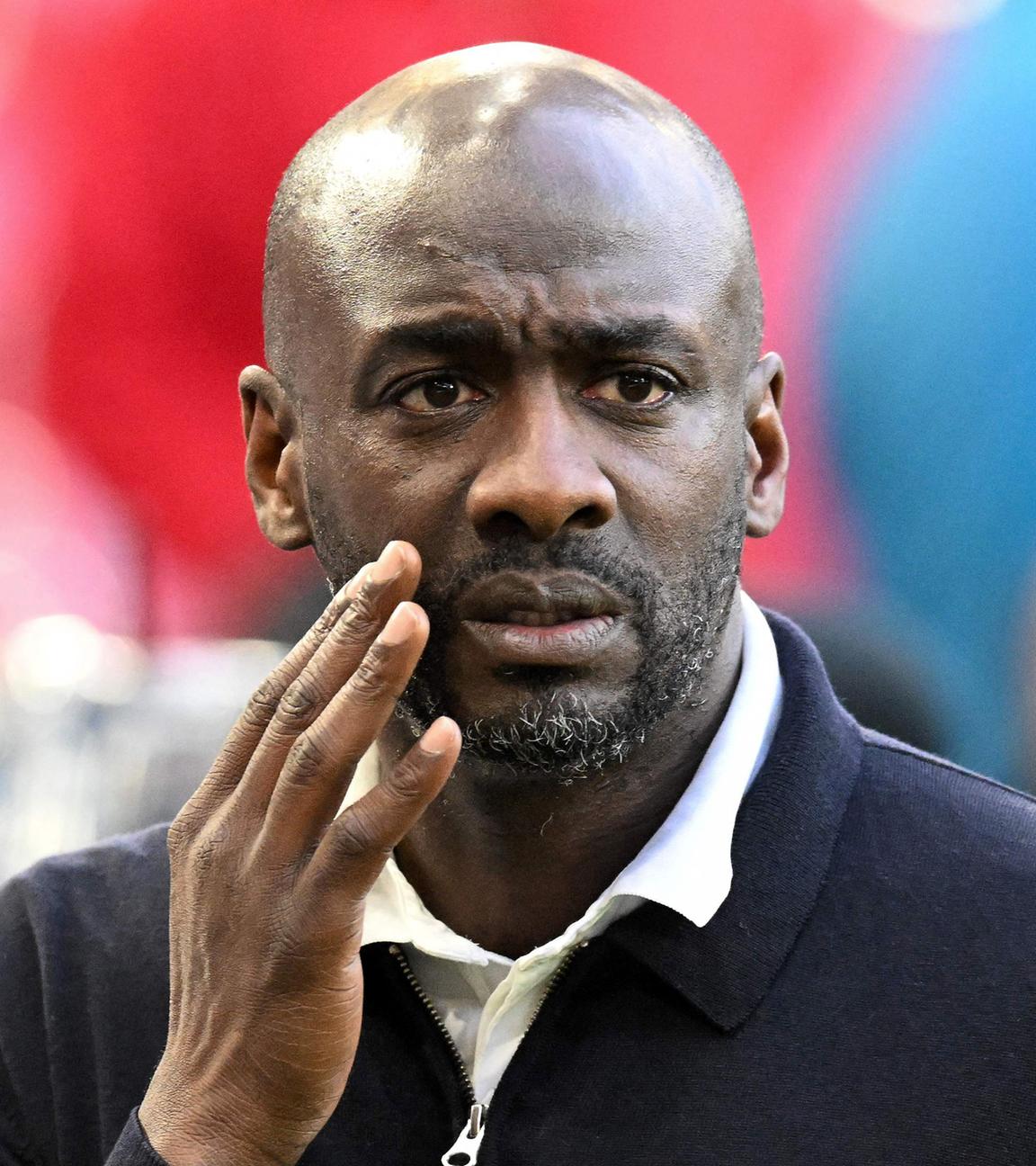 Fußball-Testspiel: Deutschland - Ghana. Ghanas Cheftrainer Otto Addo