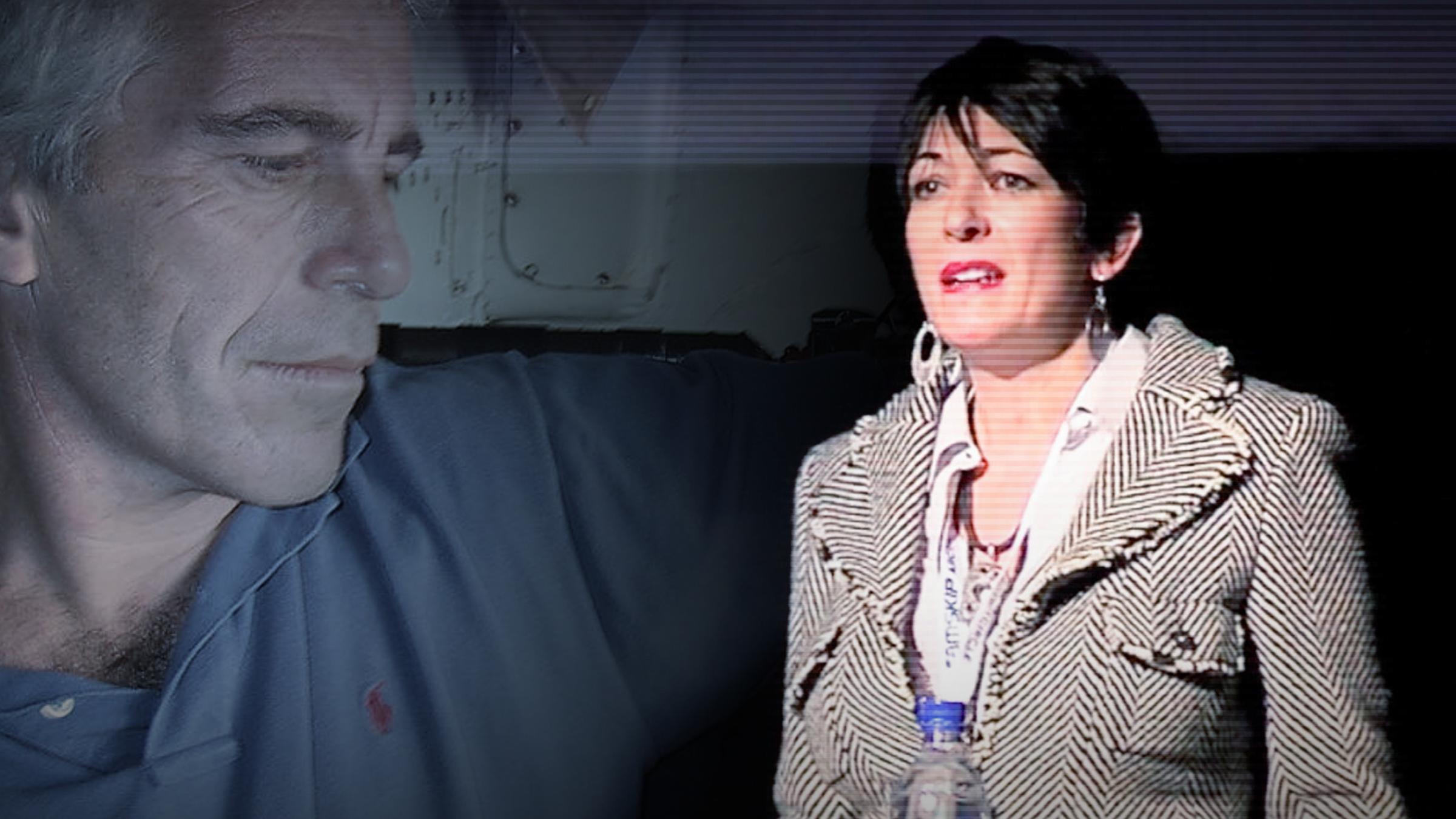 Rechts Ghislaine Maxwell im Jahr 2020, links Jeffrey Epstein.