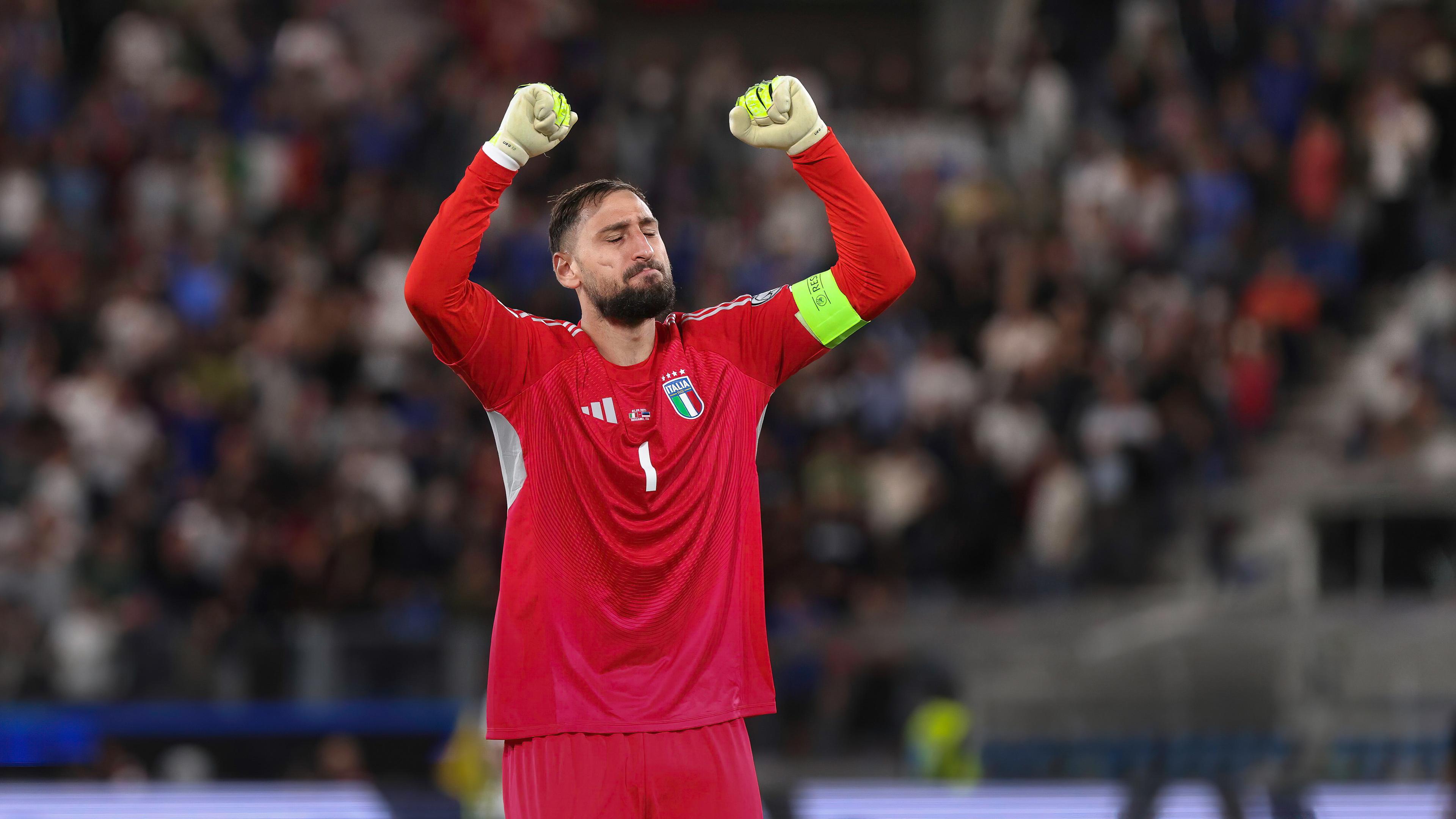Gianluigi Donnarumma in Aktion