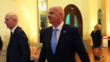 Gianni Infantino und Bernd Neuendorf