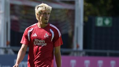 Fußballer Gil Neves während des Trainings des 1. FC Köln am 07.08.2026.
