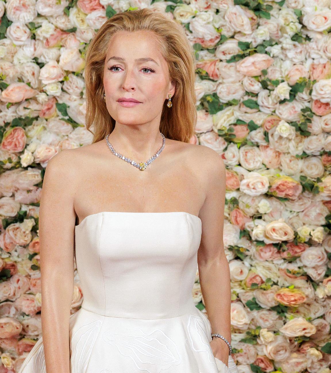 Äußerst angetan zeigte sich Gillian Anderson beim Anblick ihrer frisch enthüllten Wachsfigur bei Madame Tussauds. 