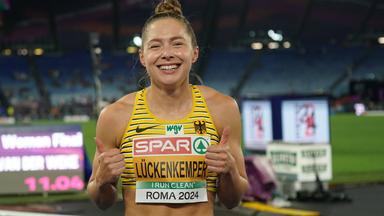 Gina Lückenkemper in Rom