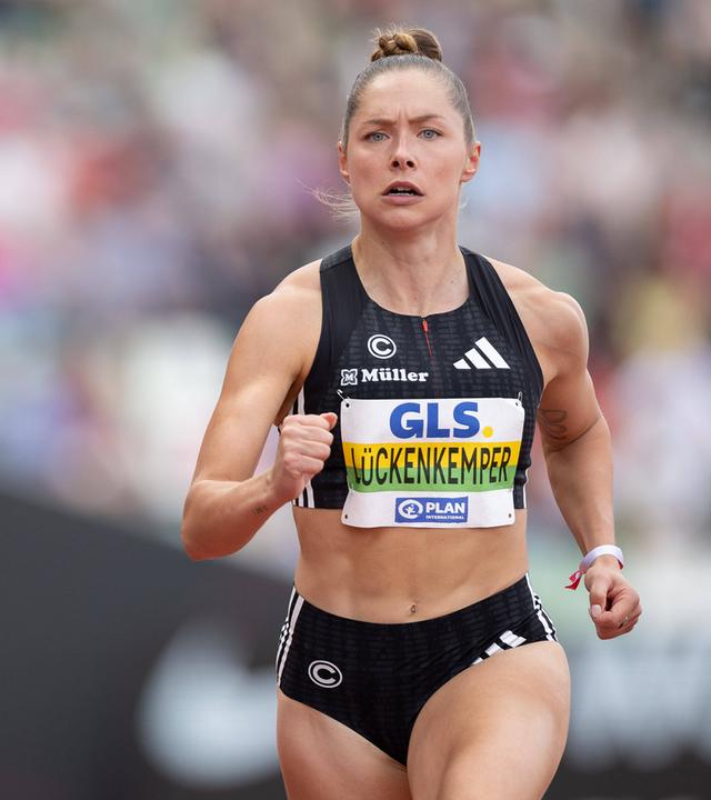 Deutsche Leichtathletik-Meisterschaften 2025 Gina Lueckenkaemper.