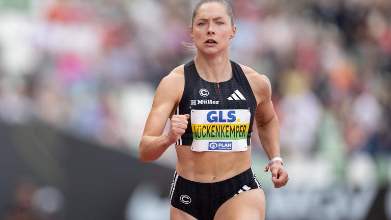 Deutsche Leichtathletik-Meisterschaften 2025 Gina Lueckenkaemper.