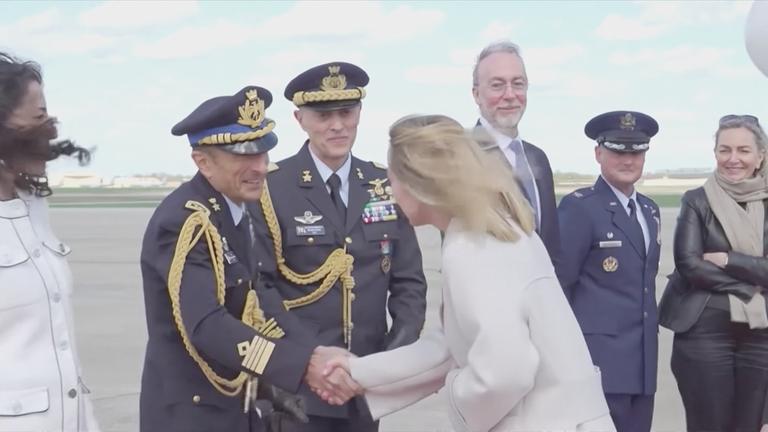 Giorgia Meloni zu Besuch bei Donald Trump