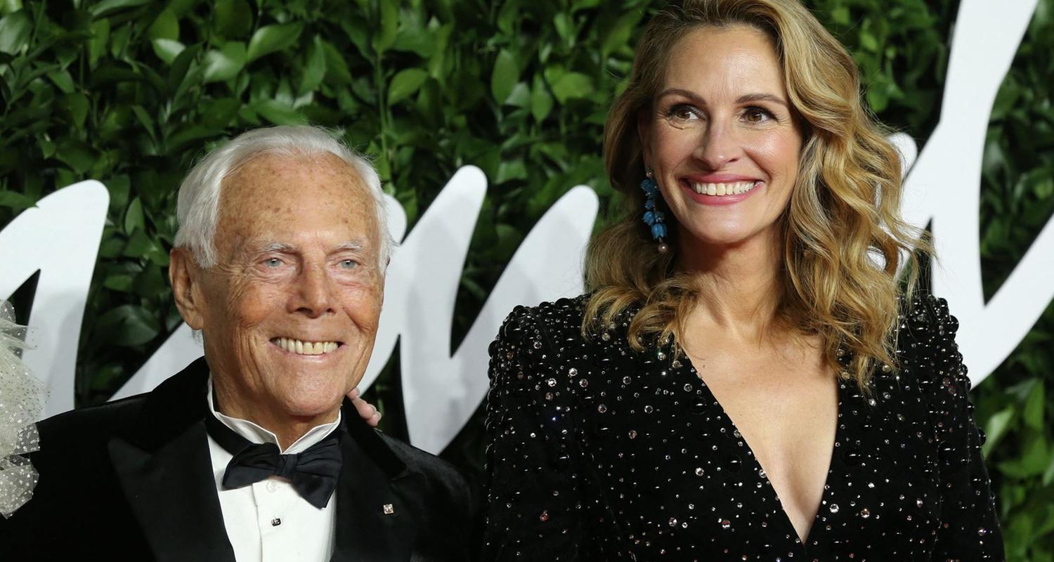 Auf Instagram teilen Prominente wie die Schauspielerin Julia Roberts ihre Trauer über den Tod des italienischen Modeschöpfers.