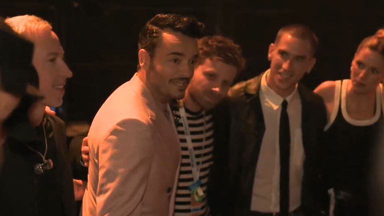 Backstage bei der Giovanni Zarrella-Show