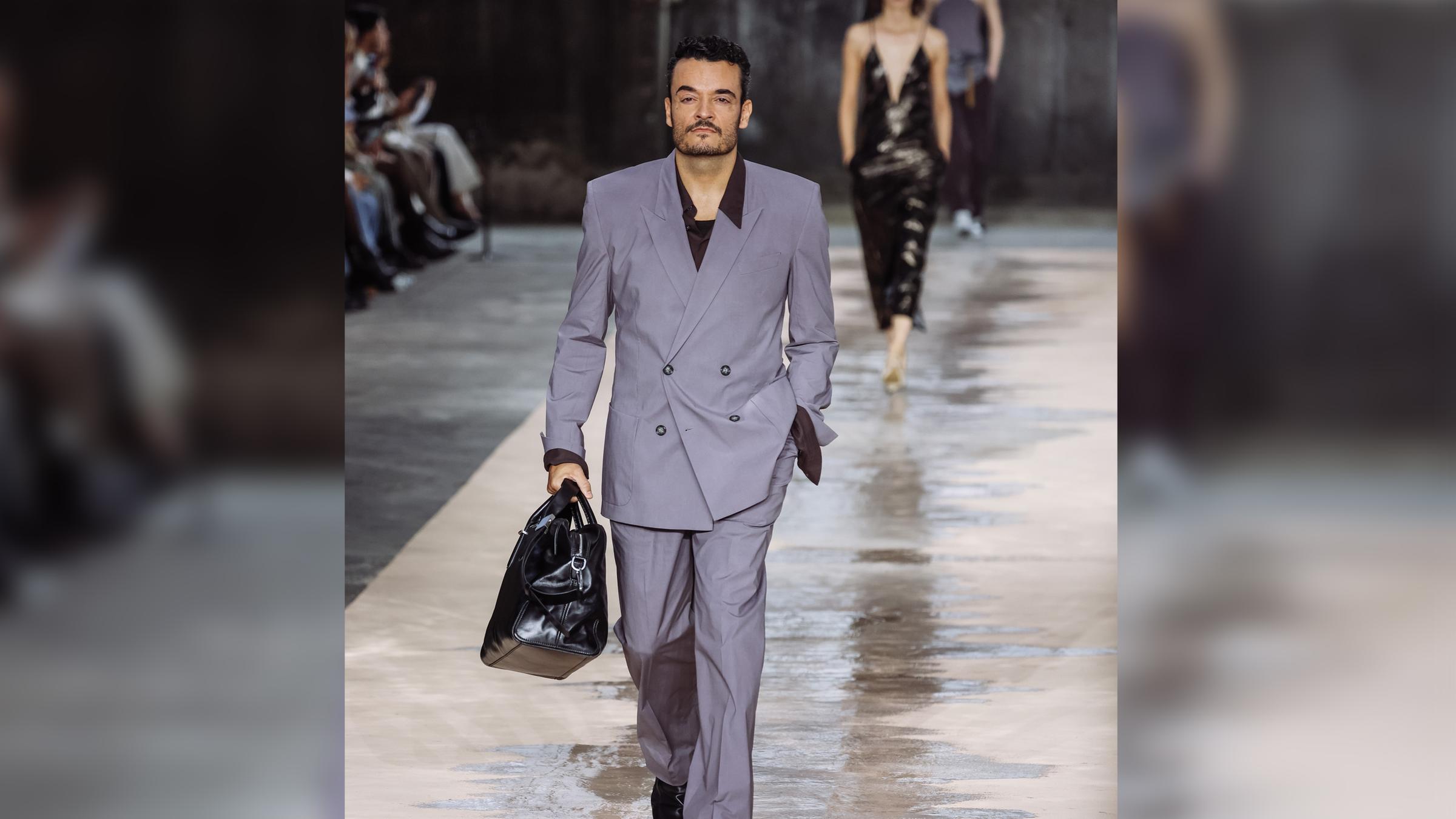 Giovanni Zarrella läuft bei der Boss-Show in Mailand am 25.09.2025