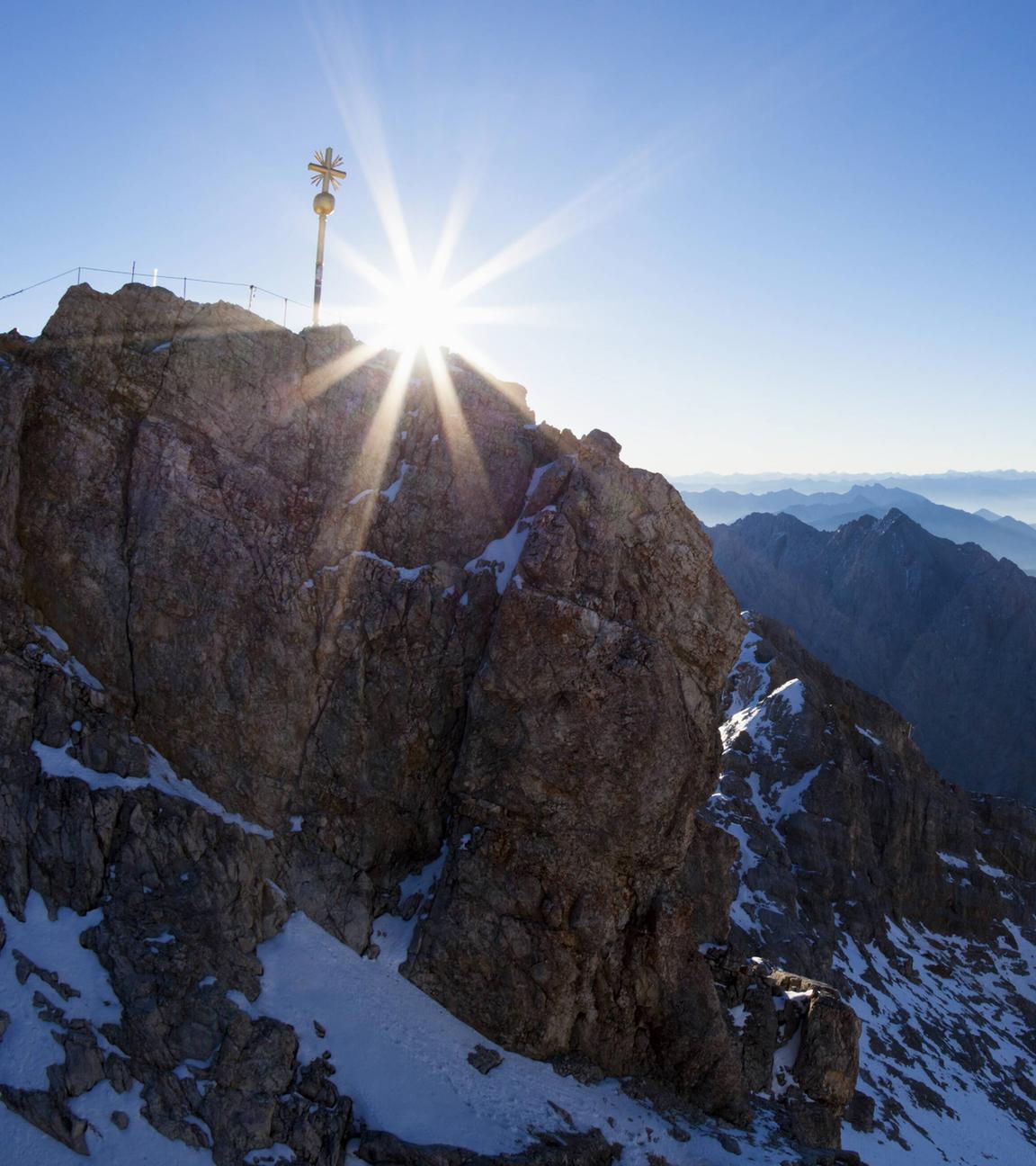 Gipfelkreuz der Zugspitze (Archivfoto)