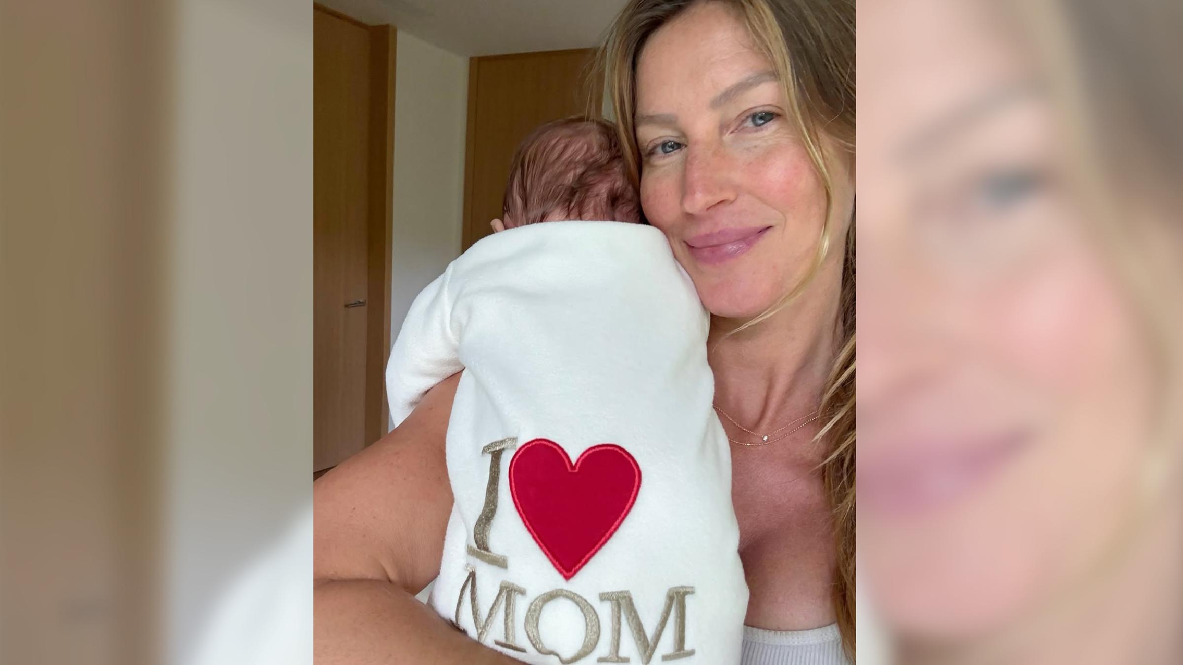 Gisele Bündchen hat zum Muttertag erstmals ein Foto von sich und ihrem Baby veröffentlicht. Im Januar hatte das Supermodel ihr drittes Kind bekommen, angeblich einen Jungen.