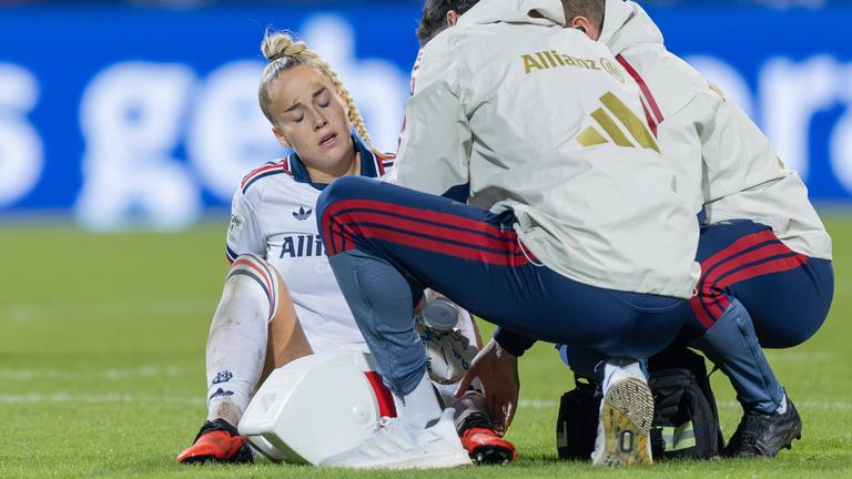Verletzung bei Giulia Gwinn (FC Bayern München). 