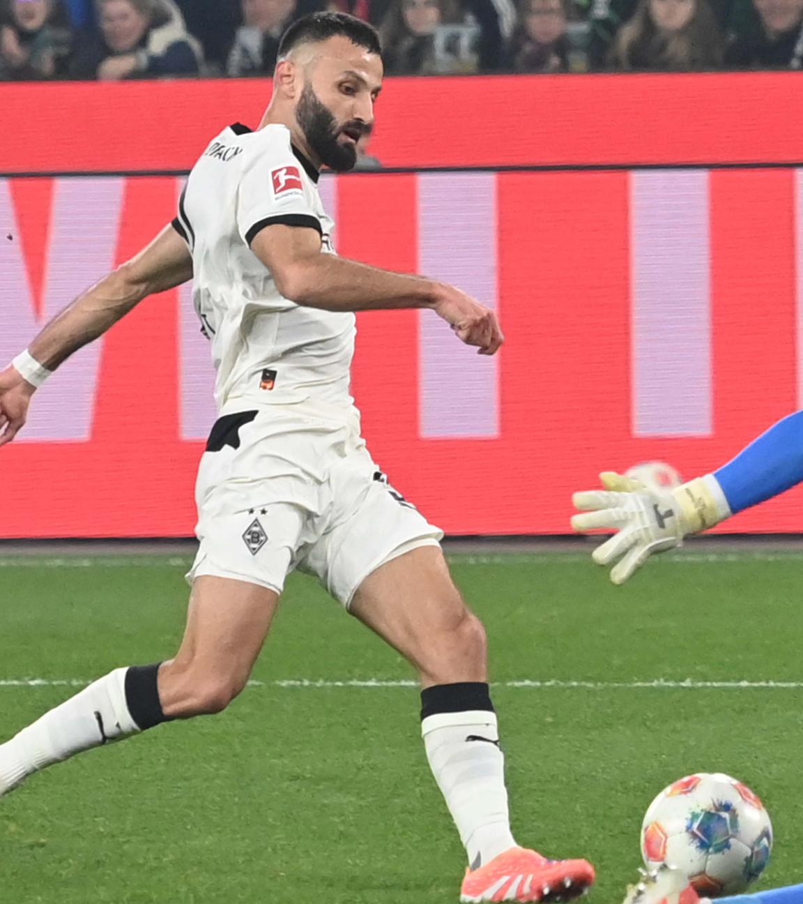 Franck Honorat und Marvin Schwäbe in Mönchengladbach am 08.11.25