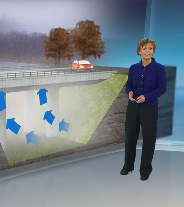 3D-Studio, 3D-Grafik, Katja Horneffer, Brücke, Strasse, Auto