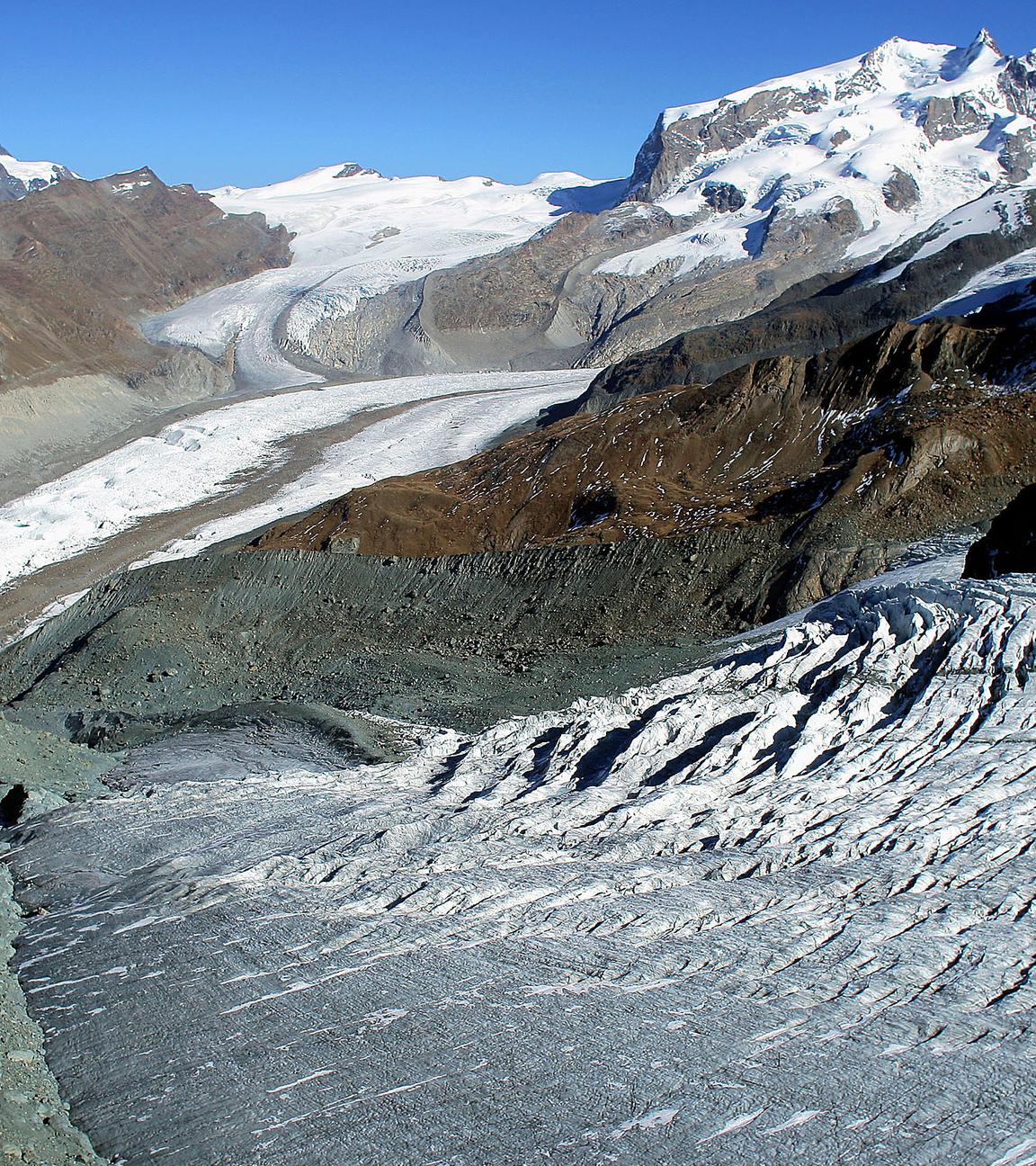Theodulgletscher am Kleinen Mattherhorn