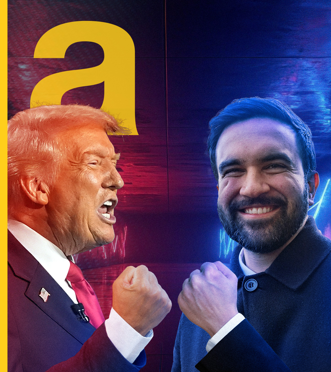 Duell zwischen Mamdani und Trump