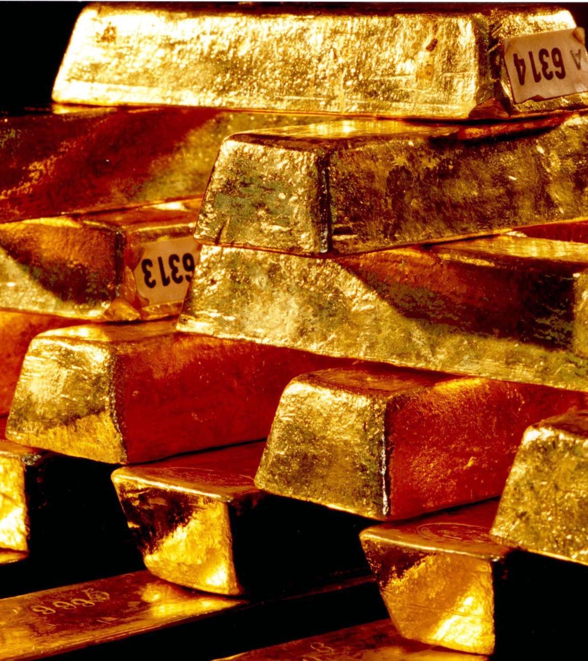 Goldbarren der Deutschen Bundesbank, Archivbild
