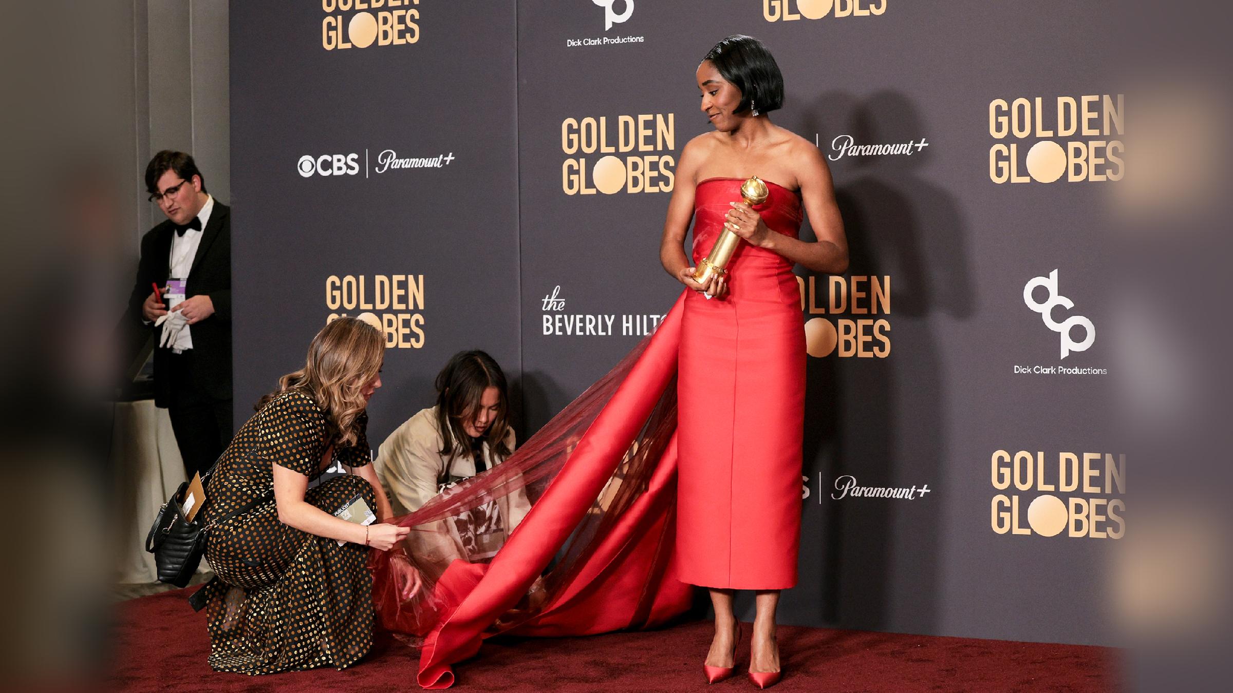 Ayo Edebiribei den Golden Globes