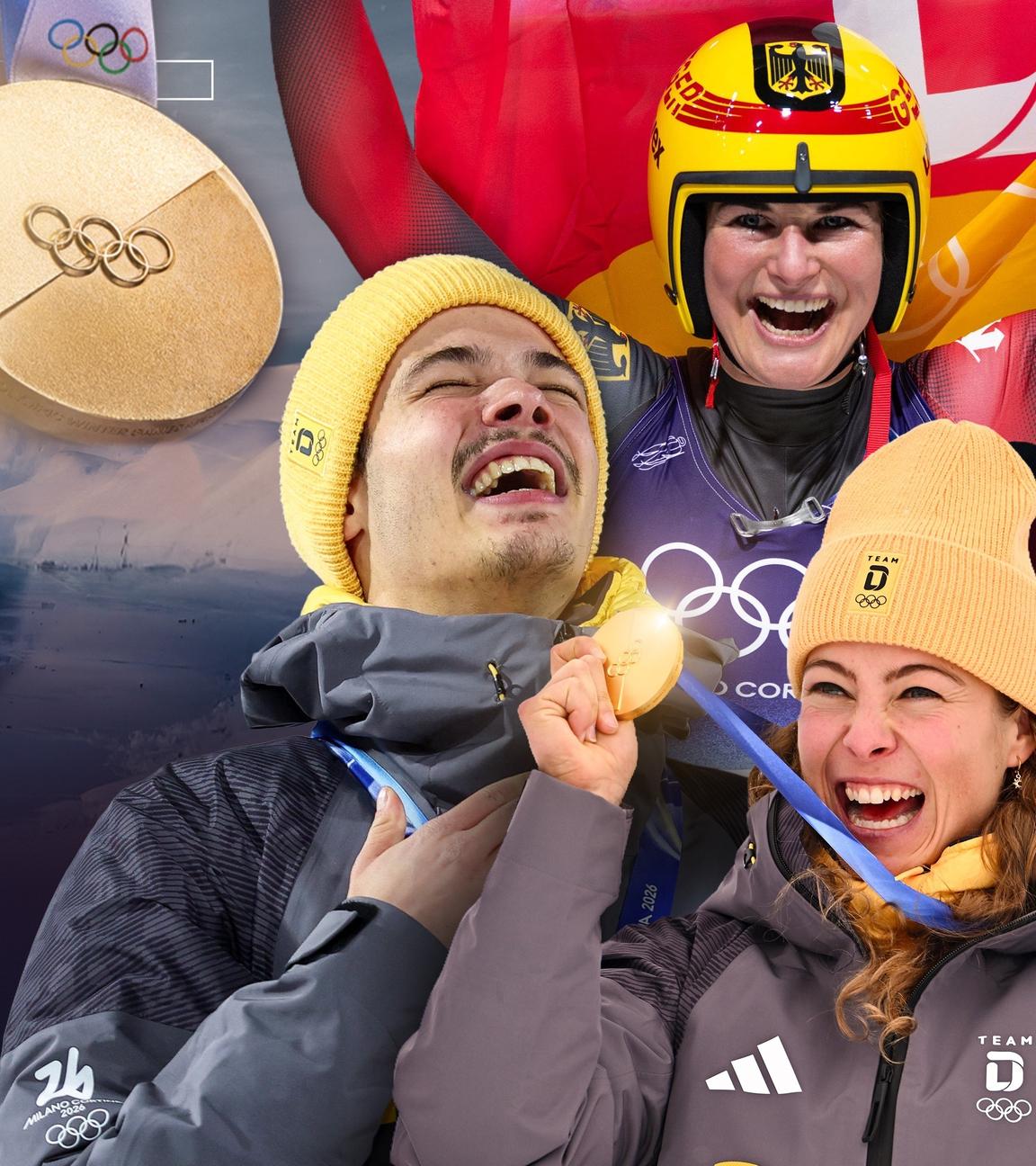 Goldene Momente bei Olympia.