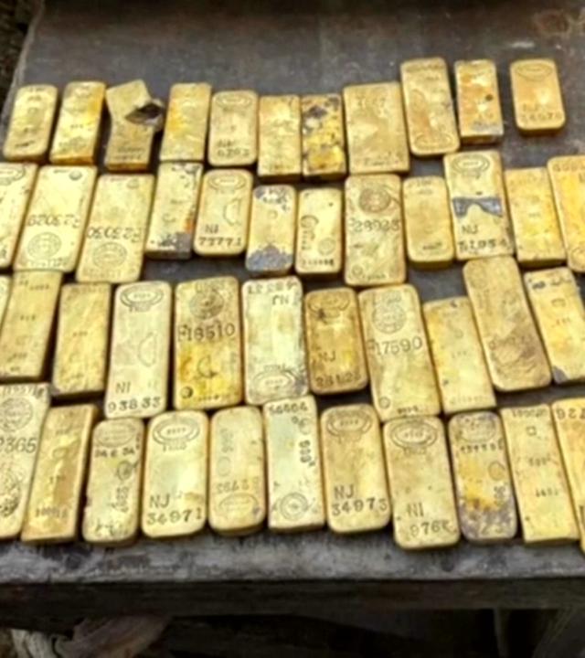 Goldfund in Belgien.