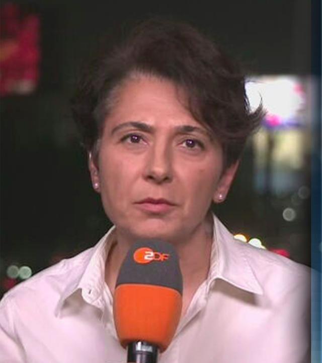 ZDF-Korrespondenten Elmar Theveßen und Golineh Atai
