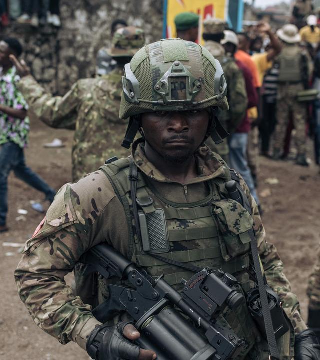 Rebellen in Goma Kongo